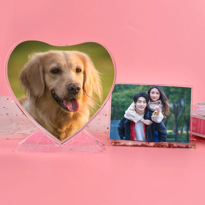 DIY Mirror Silicone Mold for Crystal Epoxy Resin – Love Rectangle Photo Frame