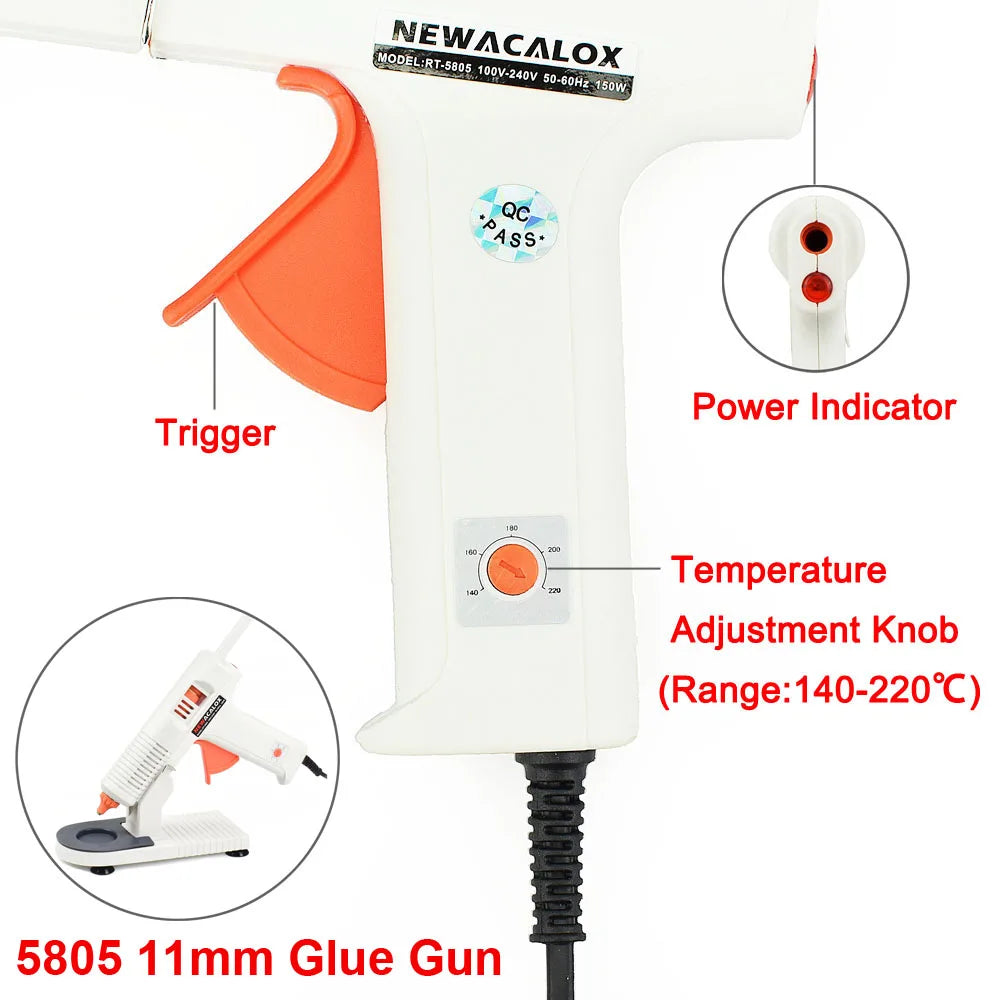 220V Hot Melt Glue Gun 7mm/11mm 20W/150W