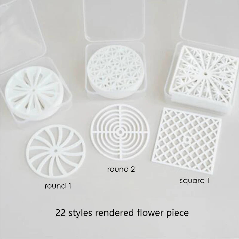 DIY Silicone Mold Kit: Square Kaleidoscope & Acrylic Cylindrical Molds for Soaps & Candles with Steel Rod