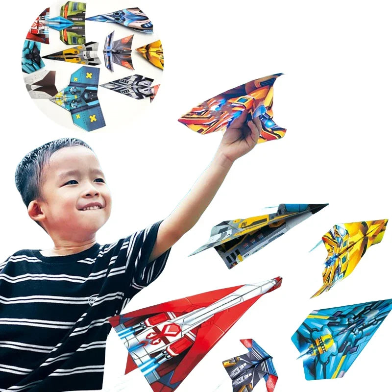 36Pcs Children’s Origami Paper Planes DIY Puzzle Educational Toy