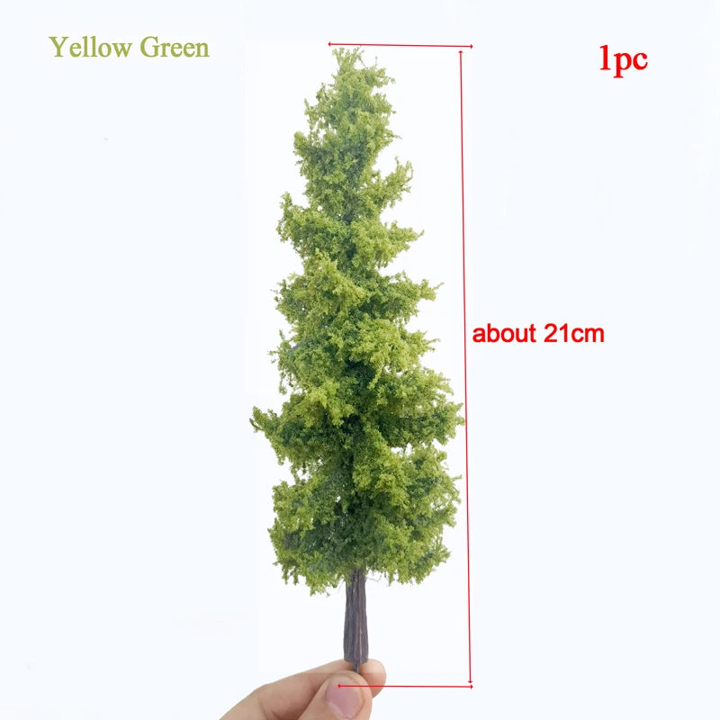 12cm Wire Tree Model Green Miniature Landscape DIY Scale Train Layout