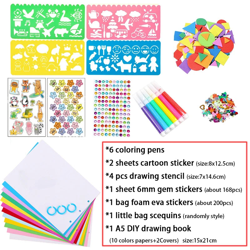 DIY Kids Painting Material Pack Educational School Art