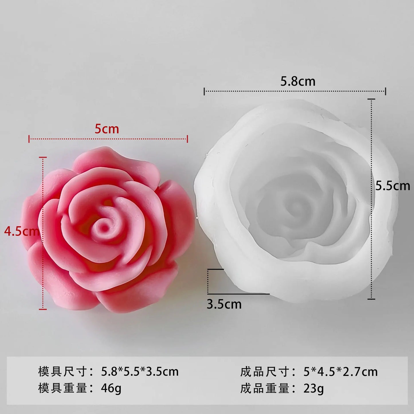 3D Tulip Candle Silicone Mold Flower Soap Making Supplies