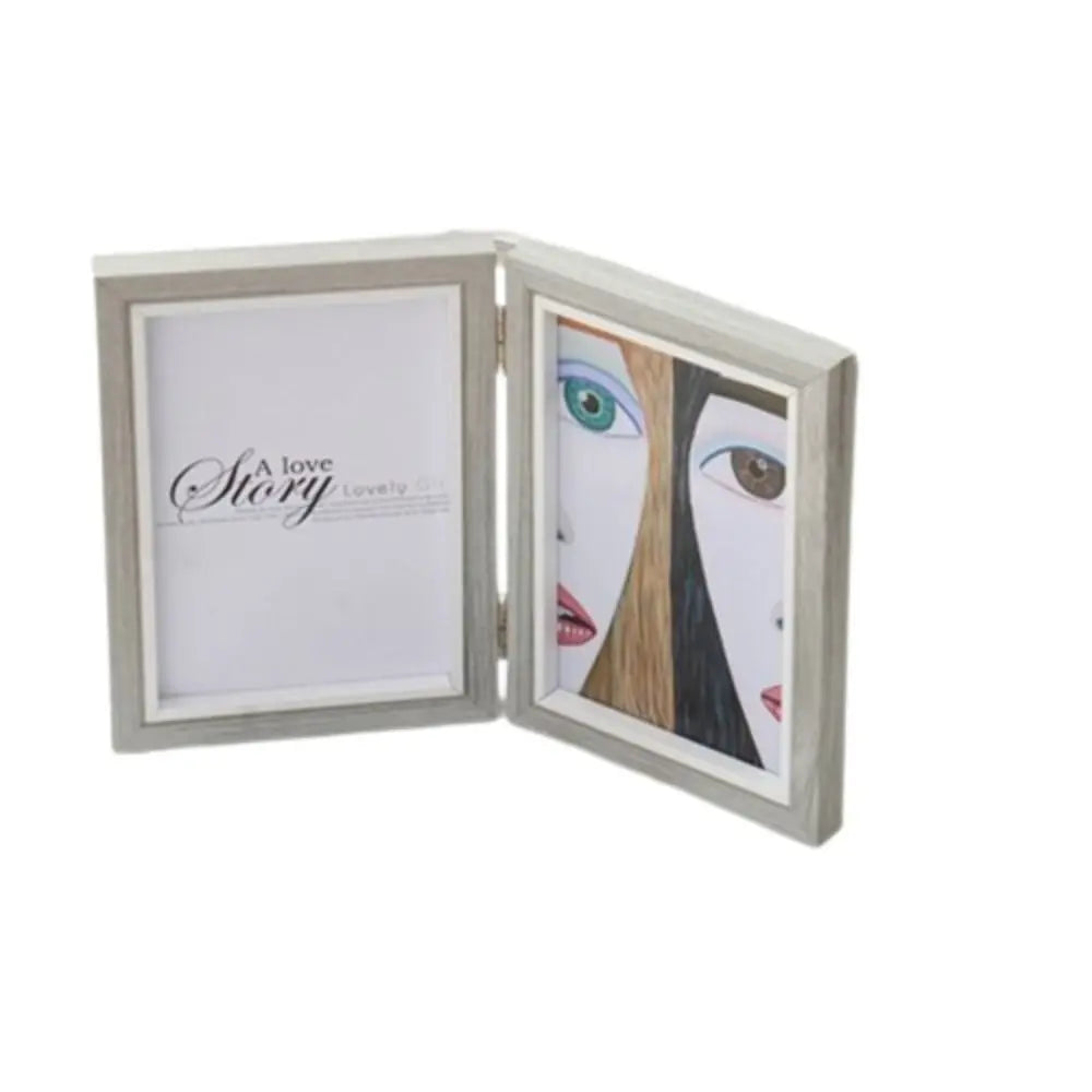 Creative Foldable Hinge Photo Frame 2/3/4/5 Linked Wooden