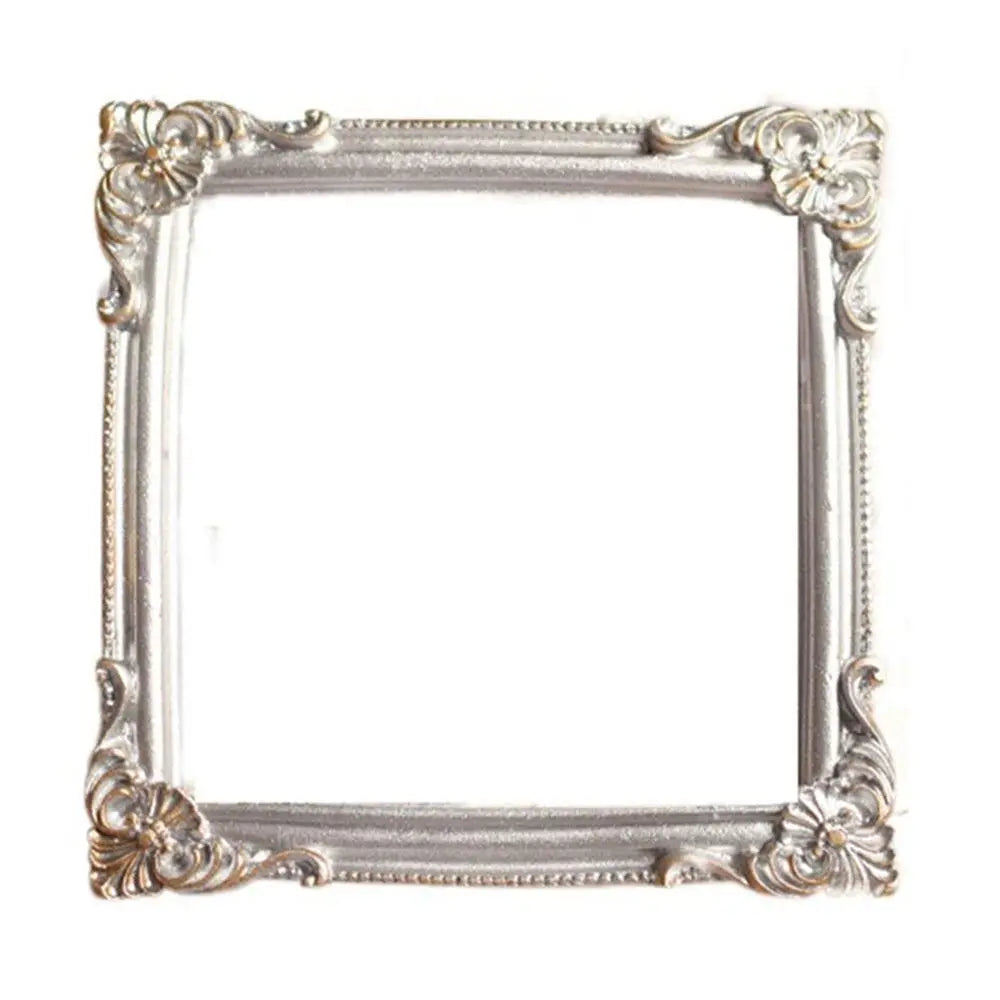 Golden Retro Photo Frame Victorian Jewelry Decor Photography