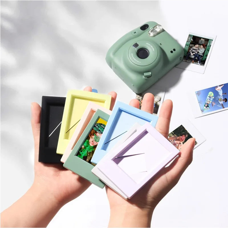 1Pc Polaroid Mini 3 Inch Vertical Frame 7-Color Set Table Display