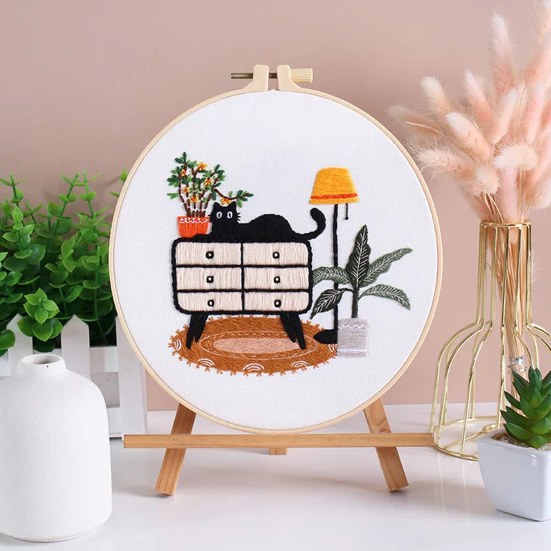 Embroidery Starter Kit – Cross Stitch Patterns & Instructions