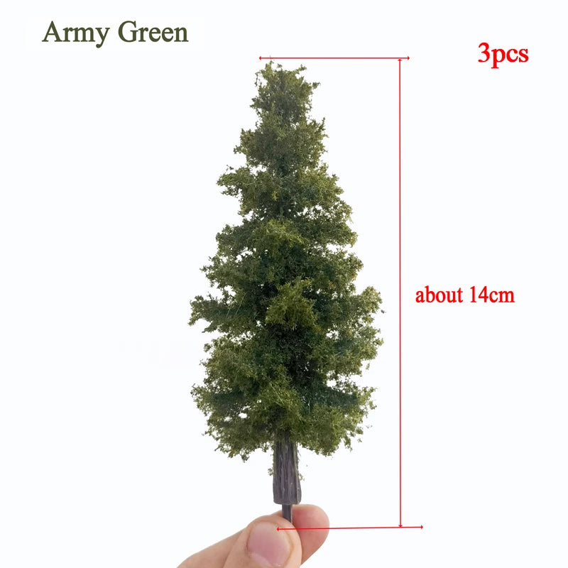 14/21cm Wire Tree Model Military Sand Table DIY Landscape Train Layout