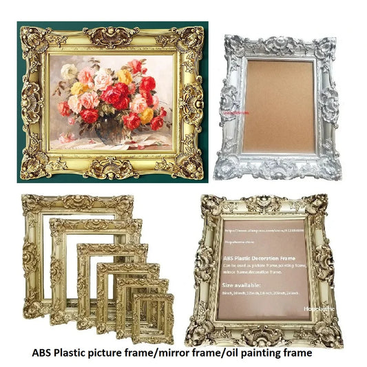 European Plastic Photo Frame Wedding Props Antique Decor