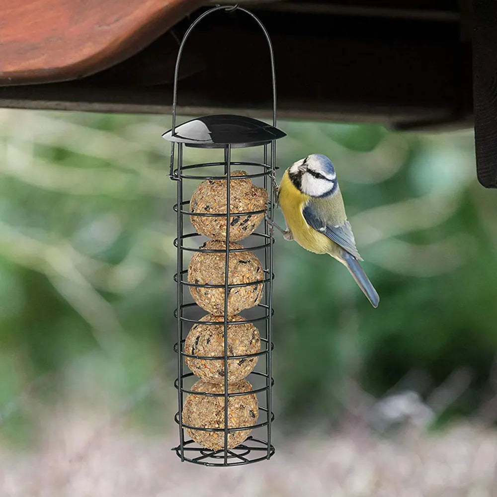 3‑Pack Transparent Hanging Bird Feeder, Garden Patio Feeding Station