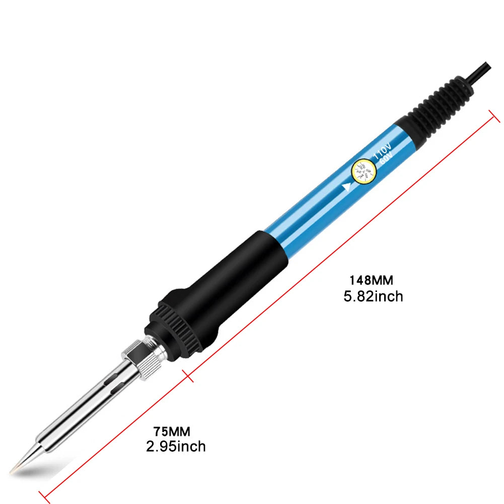 60W Wood Burning & Carving Tool Set, Adjustable Pyrography Soldering Pen