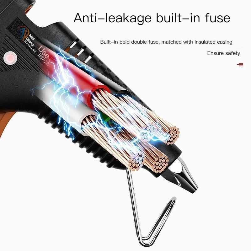 70W Hot Melt Glue Gun 7mm Sticks Mini Electric Repair Tool