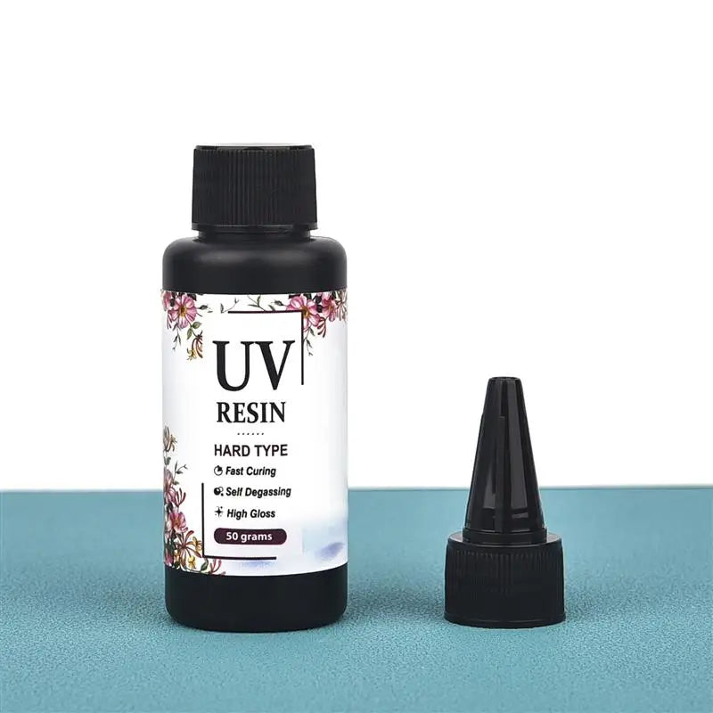 Transparent UV Resin Glue (20/50g), Quick-Dry for DIY Jewelry