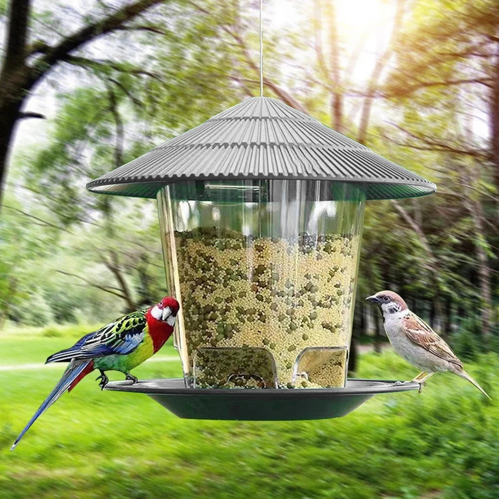 Hanging Bird Feeder, Easy‑Clean & Large Capacity, Squirrel‑Proof (1/2/3‑Pack)