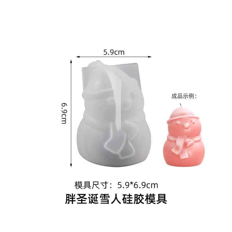 3D Christmas Tree Silicone Mold for Candle, Soap & Resin DIY