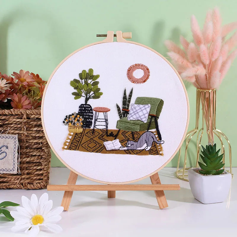 Embroidery Starter Kit – Cross Stitch Patterns & Instructions