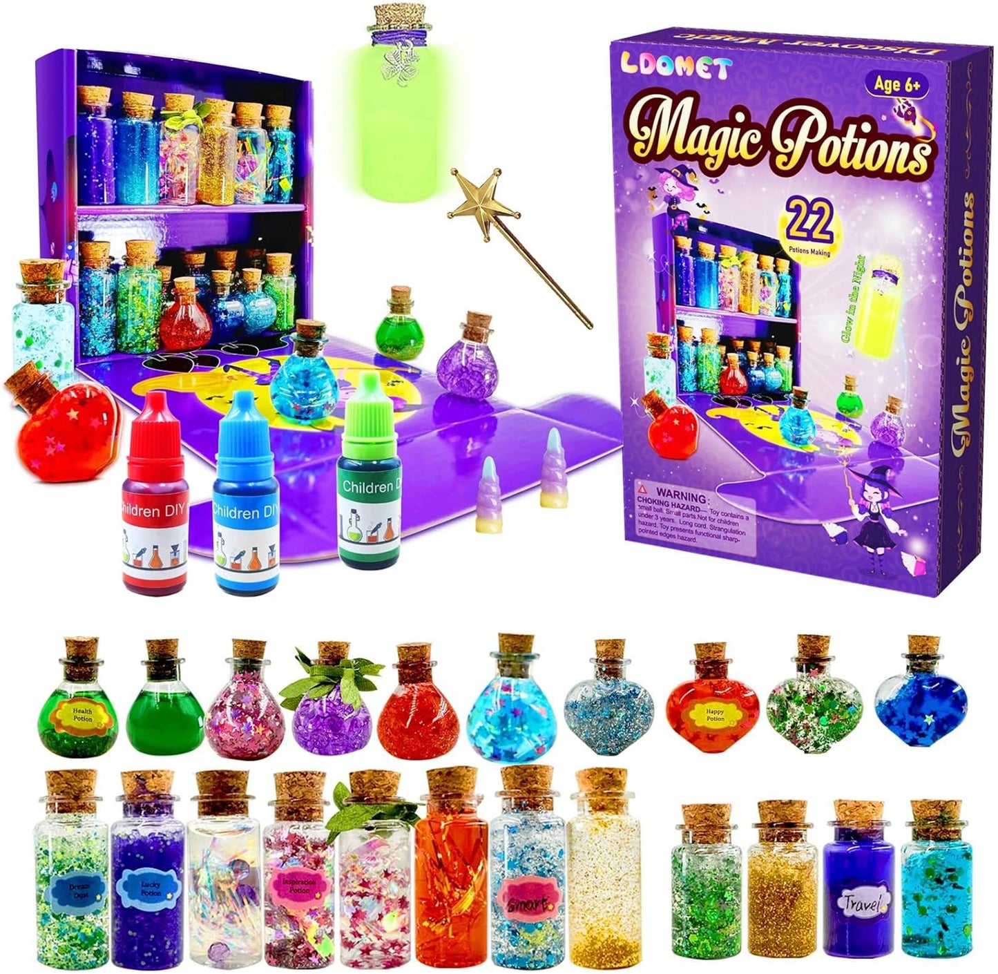 DIY Fairy Potions Kit Witches’ Color Changing Science Craft