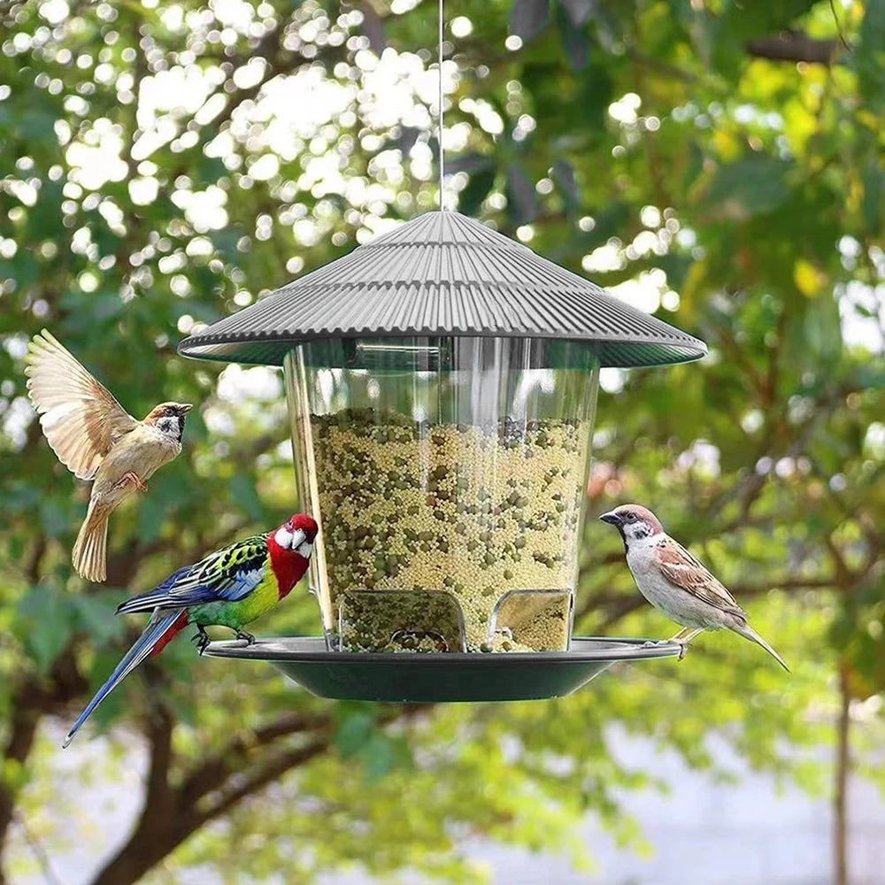 Hanging Bird Feeder, Easy‑Clean & Large Capacity, Squirrel‑Proof (1/2/3‑Pack)