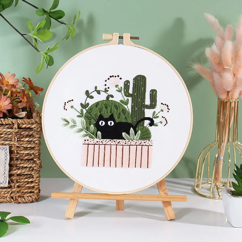 Embroidery Starter Kit – Cross Stitch Patterns & Instructions