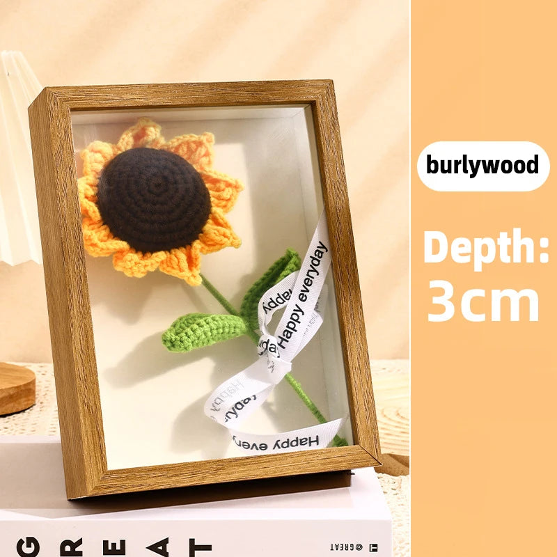 3D Wooden Photo Frame 3cm Depth DIY Specimen Display Home Decor