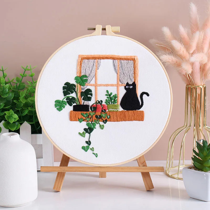 Embroidery Starter Kit – Cross Stitch Patterns & Instructions