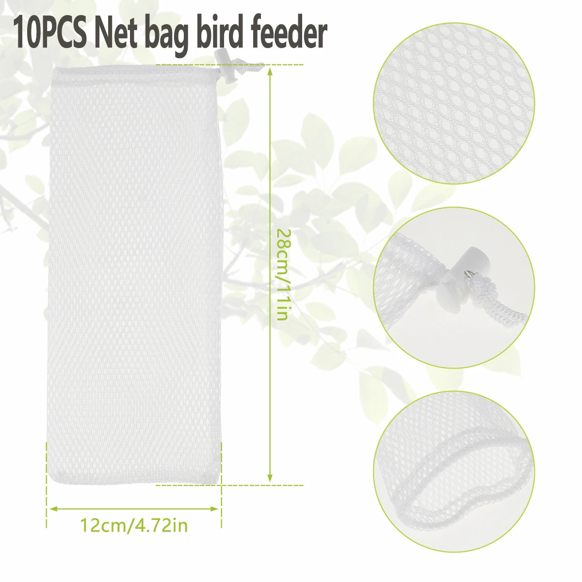 3‑Pack Transparent Hanging Bird Feeder, Garden Patio Feeding Station