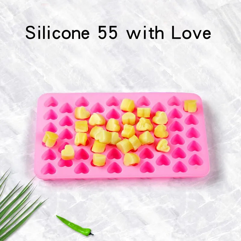 1Pc Mold Candle Making Box DIY Heart Foam Cake Chocolate