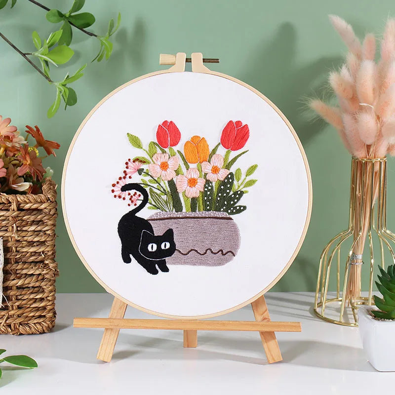 Embroidery Starter Kit – Cross Stitch Patterns & Instructions