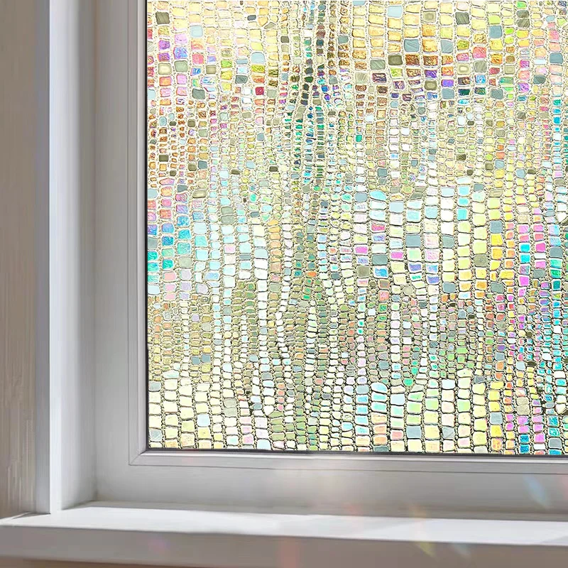 3D Frosted Stained Glass Window Film