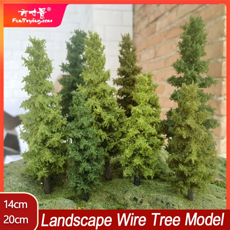 14/21cm Wire Tree Model Military Sand Table DIY Landscape Train Layout