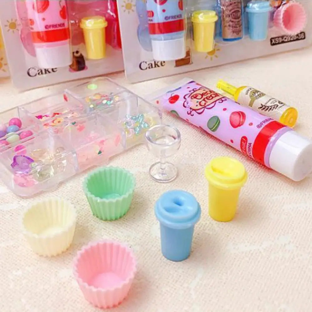 DIY Ice Cream Simulation Gel Craft Toy Handmade Set