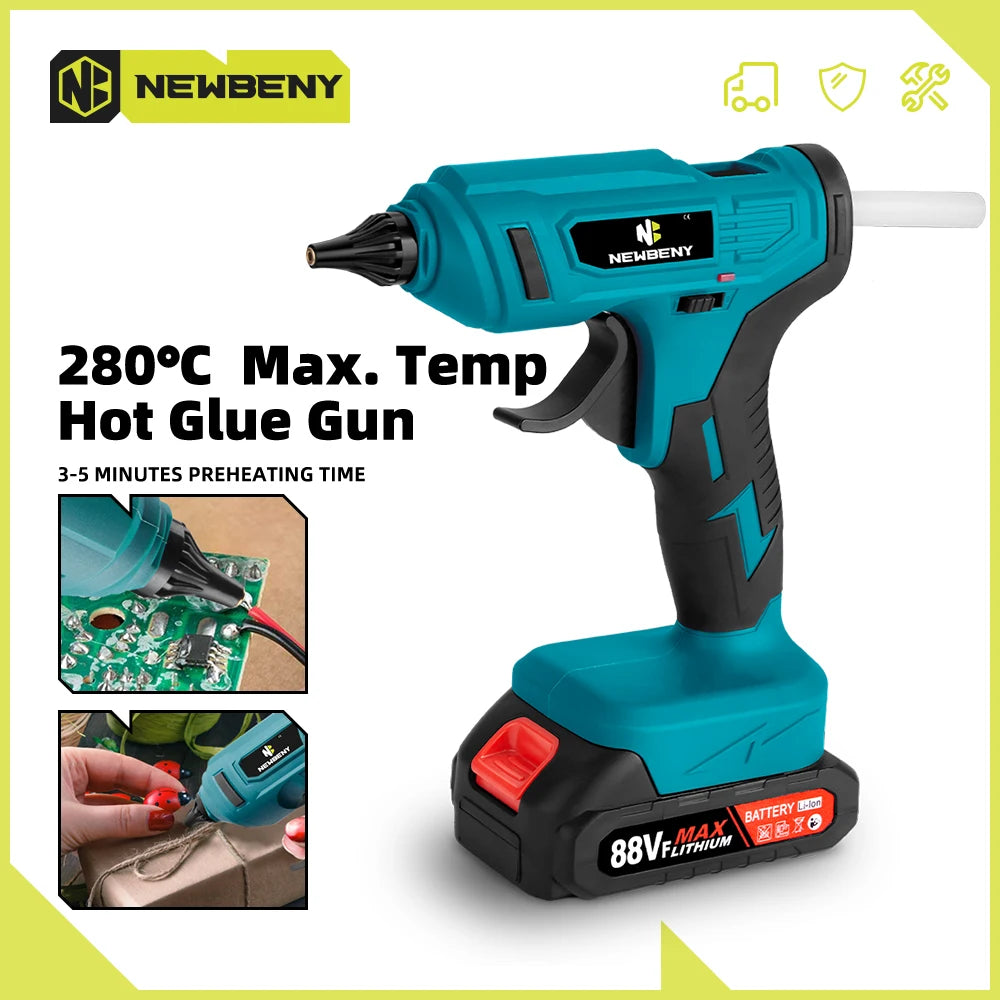 280°C Cordless Hot Glue Gun 11mm Sticks For Makita 18V