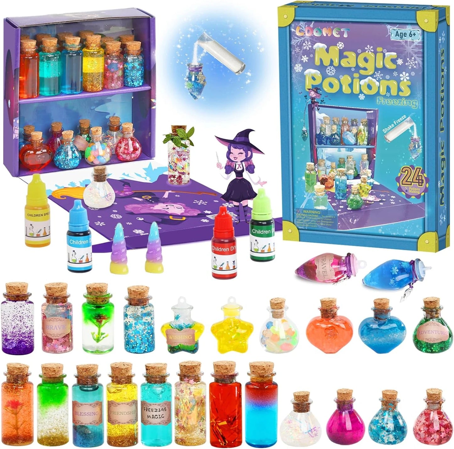 DIY Fairy Potions Kit Witches’ Color Changing Science Craft