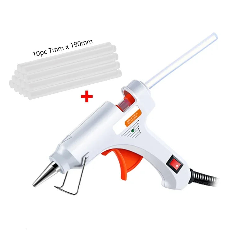 90W Hot Melt Glue Gun 7mm Stick Industrial Electric Repair Tool