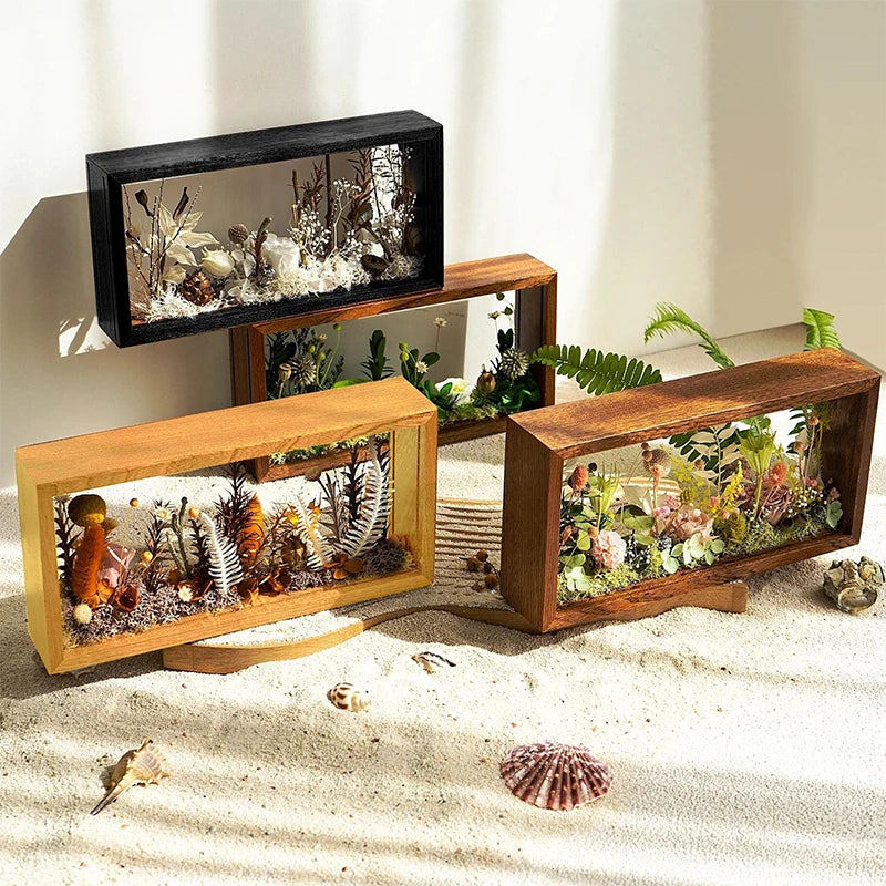 3D Wooden Photo Frame 3cm Depth DIY Specimen Display Home Decor