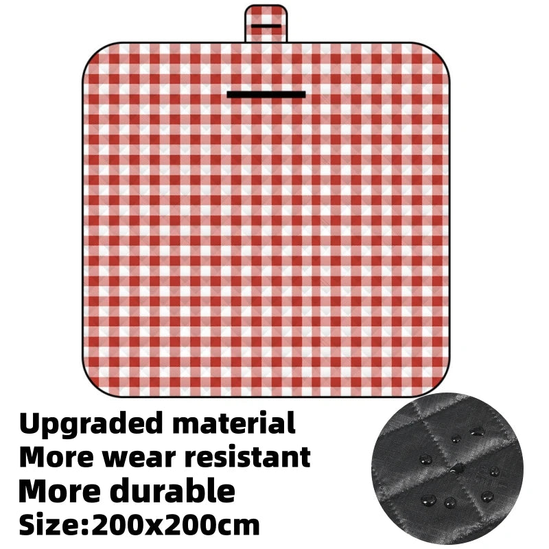 Thickened Waterproof Picnic & Beach Mat – Camping Tent Accessory