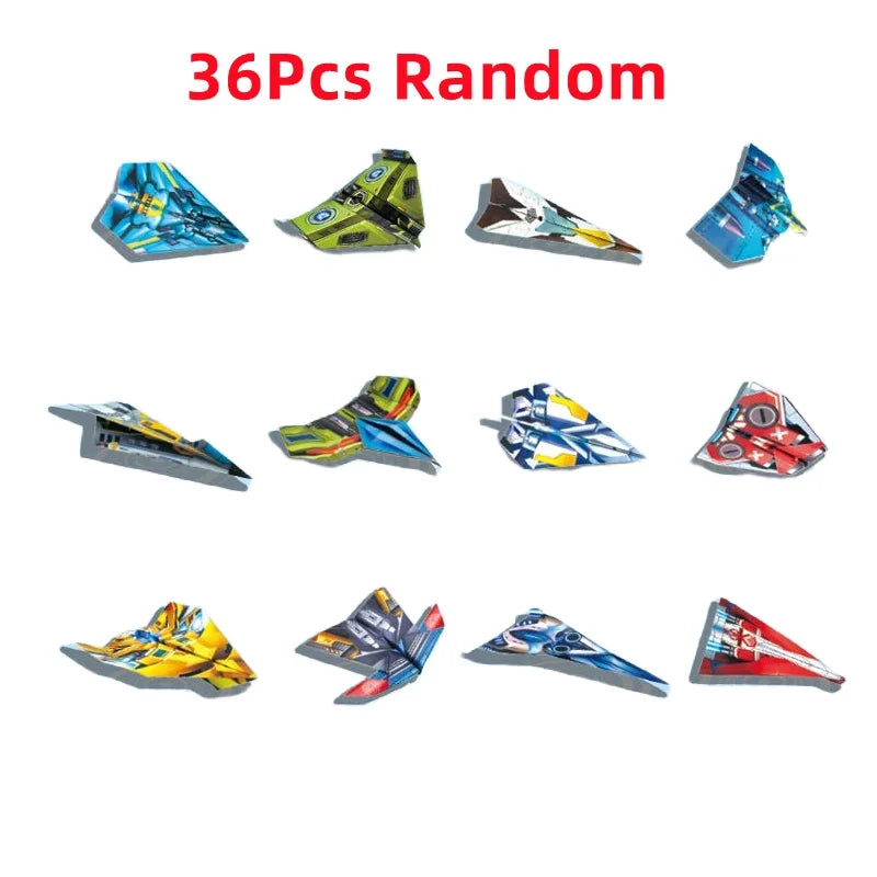 36Pcs Children’s Origami Paper Planes DIY Puzzle Educational Toy