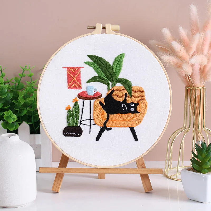 Embroidery Starter Kit – Cross Stitch Patterns & Instructions