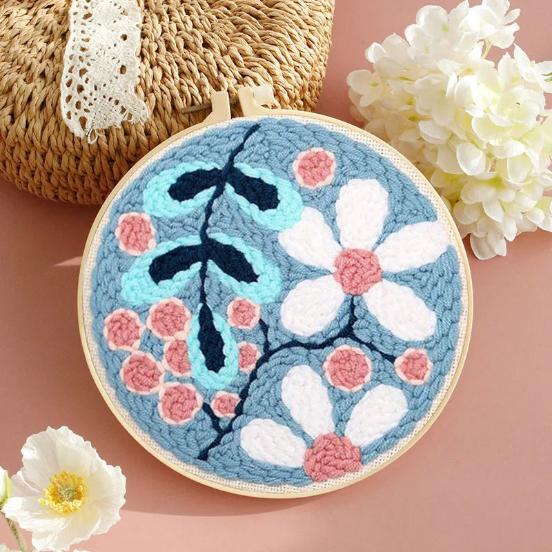 DIY Punch Needle Embroidery Kit – Sunflower Pattern