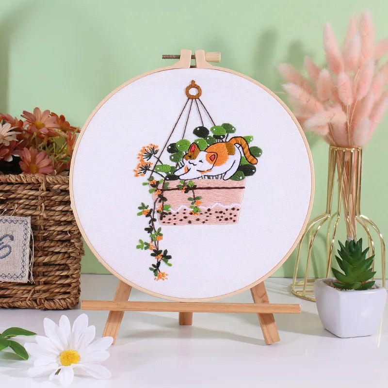 Embroidery Starter Kit – Cross Stitch Patterns & Instructions