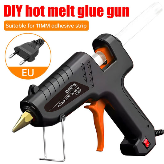 150W Lithium Glue Gun + Glue Sticks Household Industrial Repair Tool