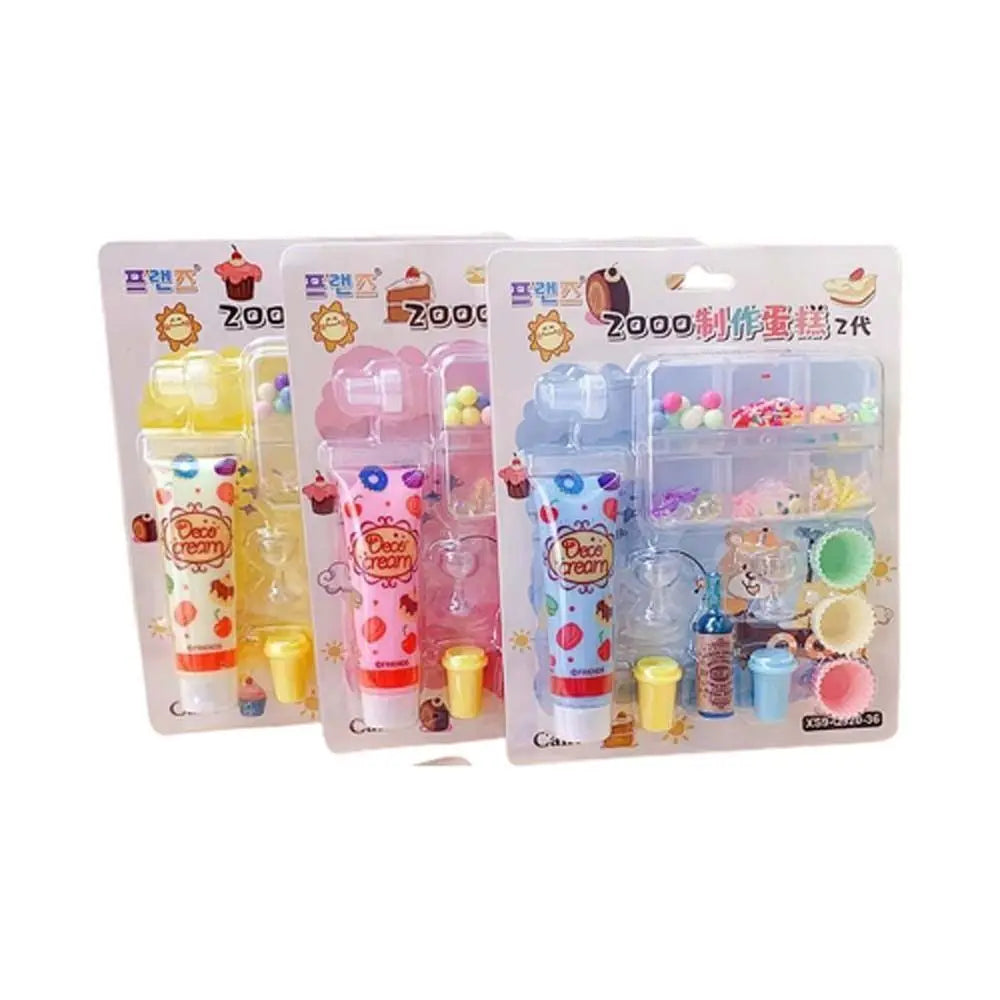 DIY Ice Cream Simulation Gel Craft Toy Handmade Set