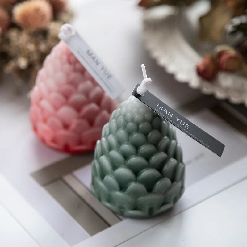 3D Pine Cone Silicone Candle Mold DIY Wax Mold