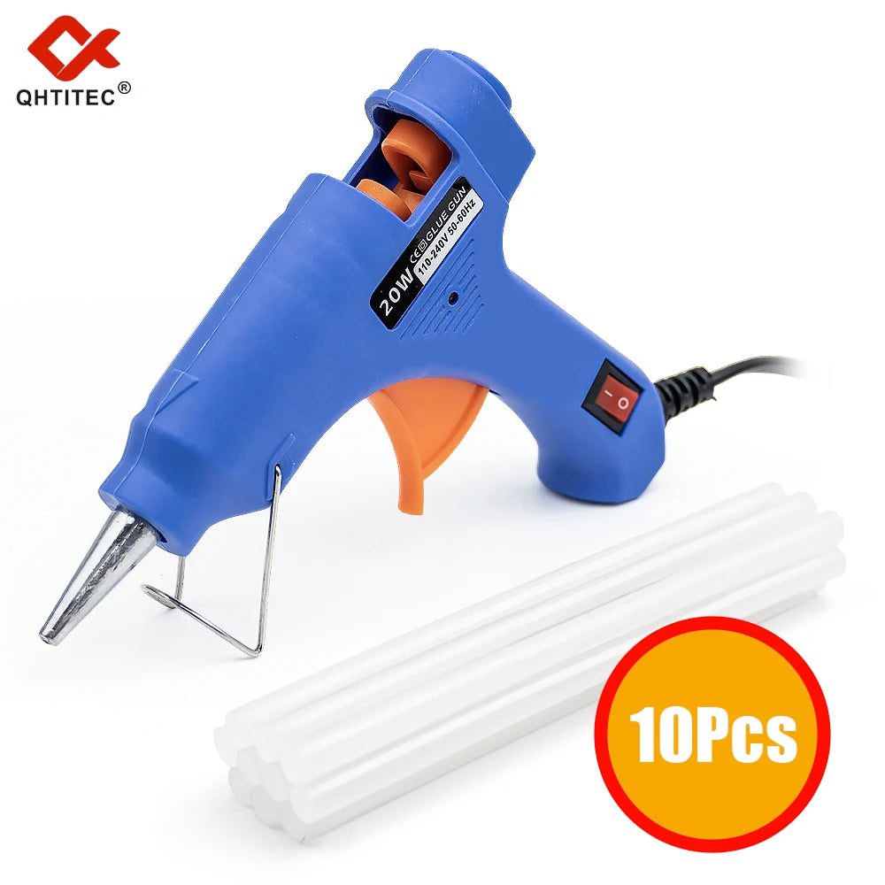 90W Hot Melt Glue Gun 7mm Stick Industrial Electric Repair Tool