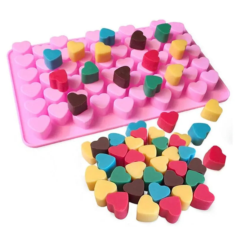 1Pc Mold Candle Making Box DIY Heart Foam Cake Chocolate