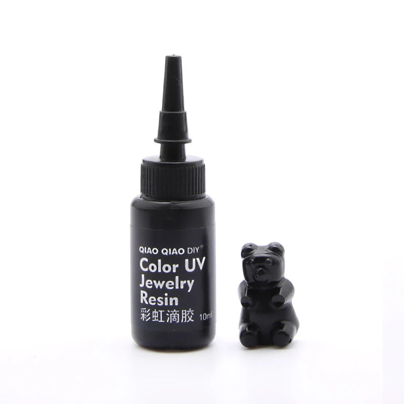 45-Color UV Resin Glue (10ml), Hard Ultraviolet Curing for Jewelry