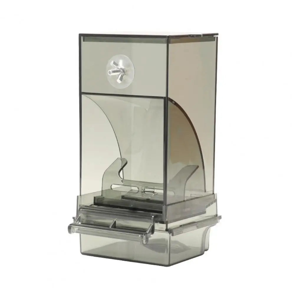 Adjustable Automatic Bird Feeder, Transparent Dispenser for Small Birds