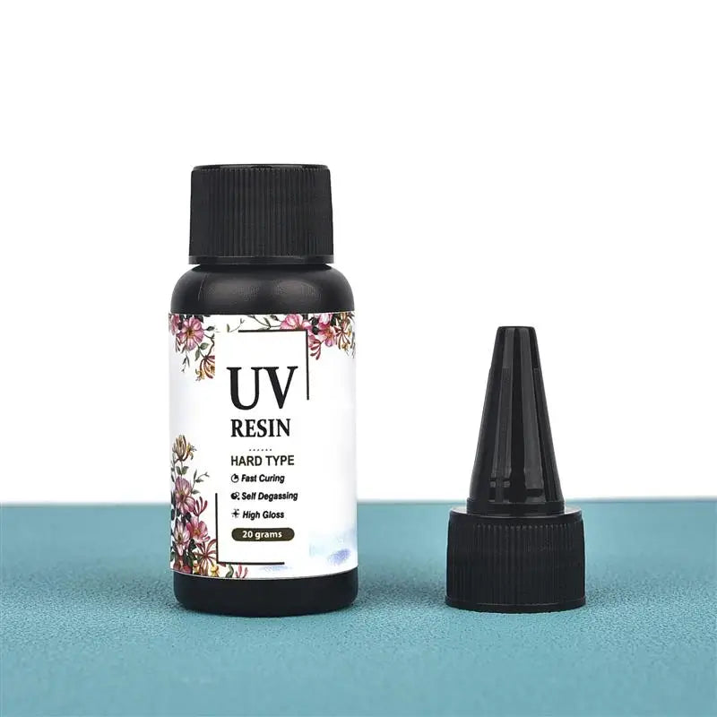 Transparent UV Resin Glue (20/50g), Quick-Dry for DIY Jewelry