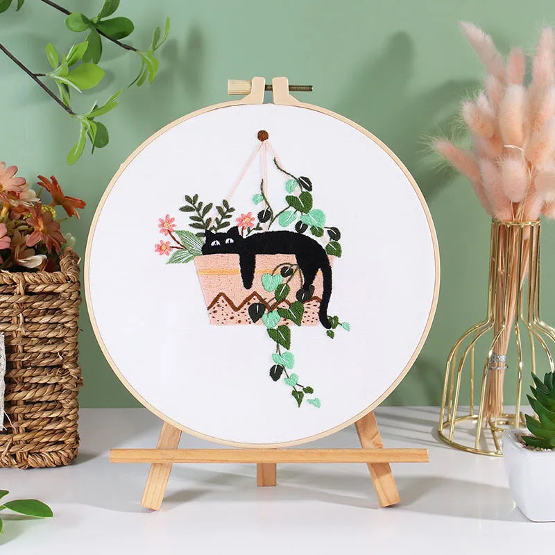 Embroidery Starter Kit – Cross Stitch Patterns & Instructions