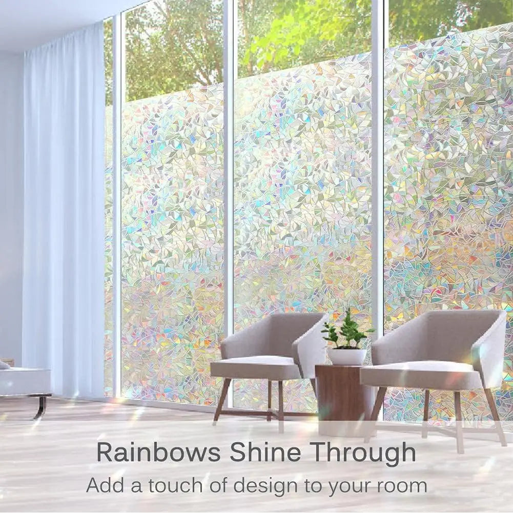 3D Frosted Stained Glass Window Film